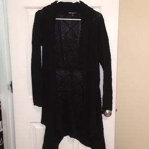 Black Knit Cardigan